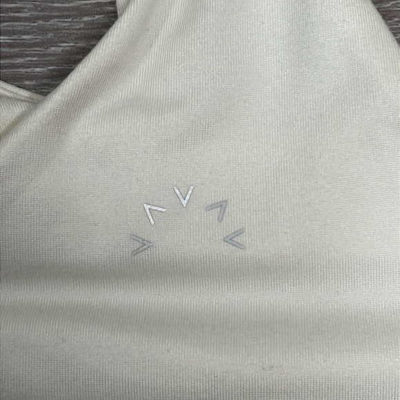 NWT Varley Waldon Racer Back Active Tank Shelf Bra Egret Cream M - Picture 14 of 14